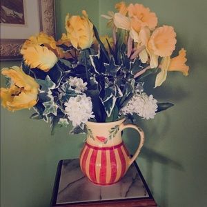 SLAH Siena Hand Painted Pitcher by Gail Pittman